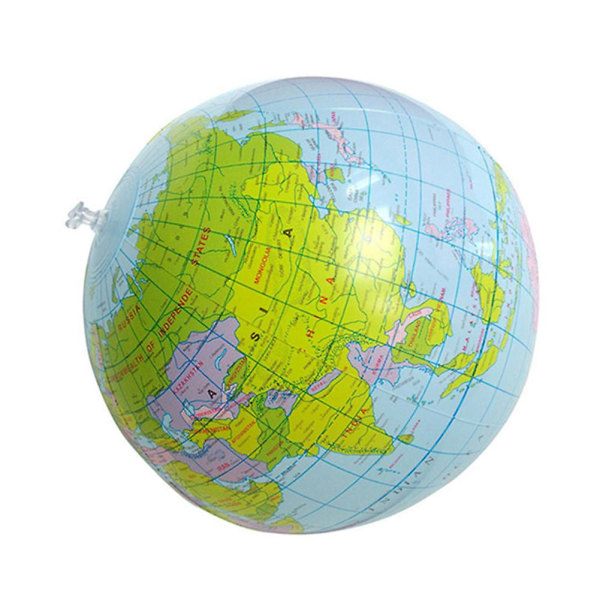 Farfi 16 tommer oppustelig globe Uddannelse Geografi Legetøj Kort Ballon Strandbold Nyt legetøj