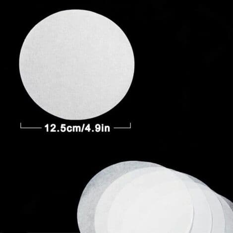 500 ark non-stick papir, 12,5 cm diameter, strimlet biffpapir, burgerplate
