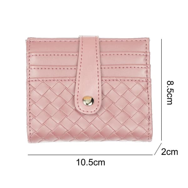 Flettet lille frisk mode dame pung pink