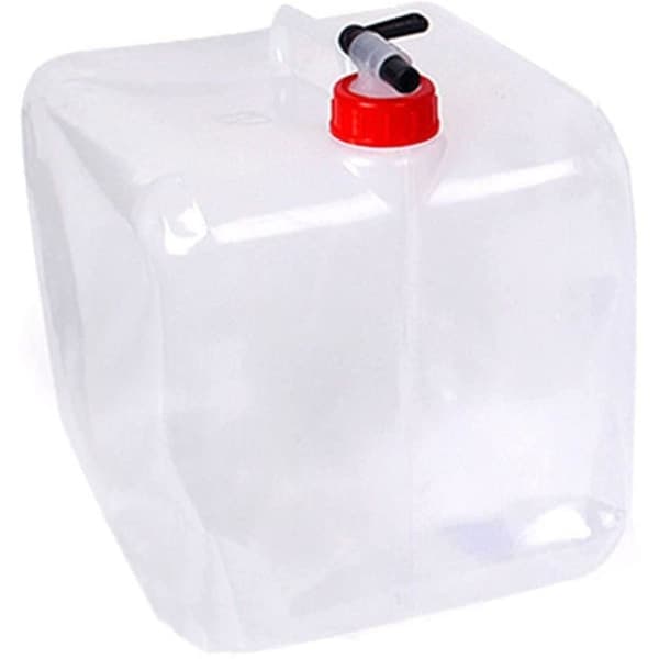 2-PACK 10L Bärbar hopfällbar vattenkanna med kran