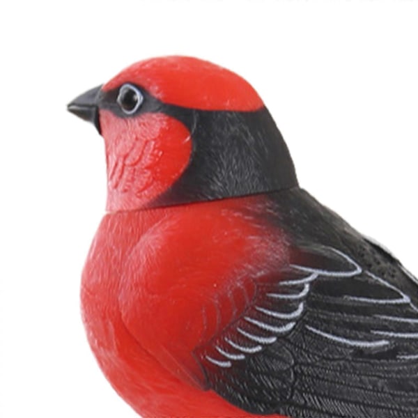 Papegøje Fuglebur Legetøj Elektrisk Syngende og Kvidrende Fuglelegetøj til Børn Amerikansk Gulddompap Tyrant Bird 13.5cmx9cm