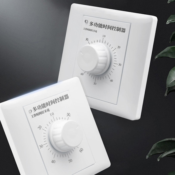 Ac 220v Timer Switch Control Pump Mekanisk Nedräkningskontroll Interruptor Grey 60 minutes