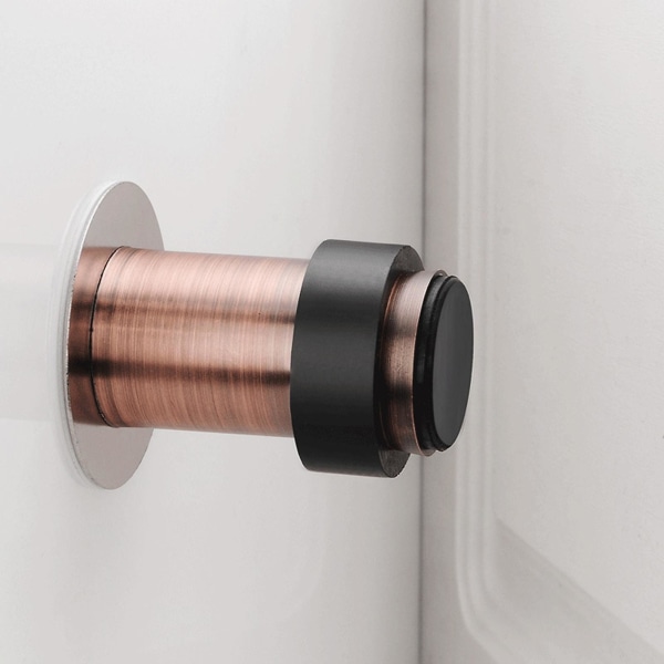 60 mm dørstopper klebende veggbeskyttelse rustfritt stål Stansefri rund dørstopper for toalett Qinhai 60mm Golden
