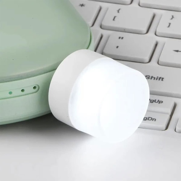 Usb-lampor av Night, Mini LED-lampa, Plug-in, Varmvitt, Kompakt, Idealisk för sovrum, badrum, barnrum, hall, kök Bil Usb Atmosfärsljus