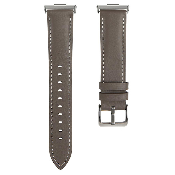 Aito nahkainen kapea ranneke Huawei Watch Fit 3 -kelloon Grey