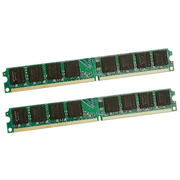 2x 2gb Ddr2 Ram-minne 1.8v 800mhz Pc2 6400 Pc Ram Memoria För Intel Stationär Dator Minne Dimm 240pins