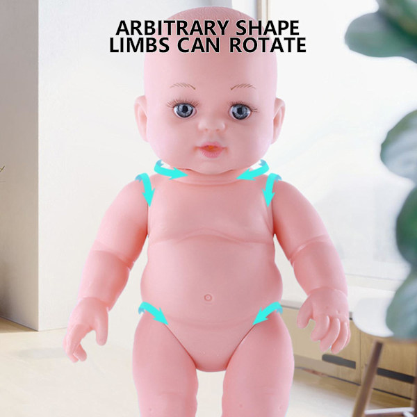 Leverans imorgon Reborn Doll 12 tum Simuleringsbabydocka Vinyldocka Dockleksak Reborn Baby Doll