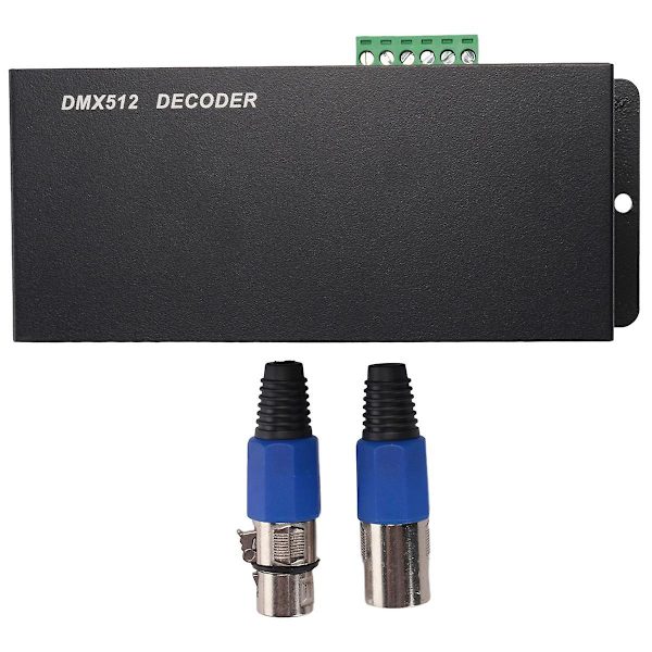 3ch Dc12-24v Rgbw Dmx 512 Dekoder Led Controller Rgb Led Dmx512 Dekoder, Dmx512-3ch