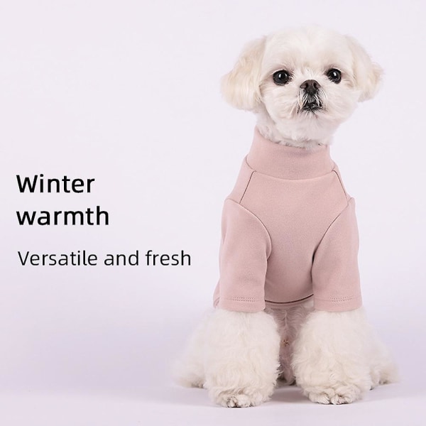 Koiran vaatteet Lämpimät Koiran takki Pieni Keskikokoinen Koiran Talviliivi Easy On Puppy Boy Girl villapaita M