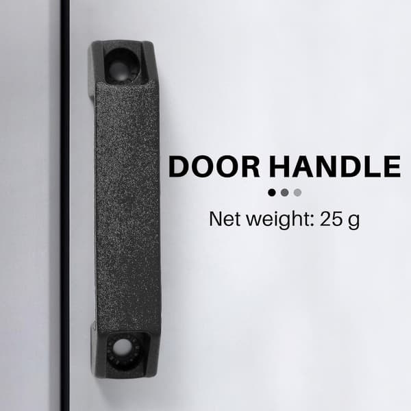 Sort 90 mm 8,9 cm hul afstand plast skabsskuffe træk