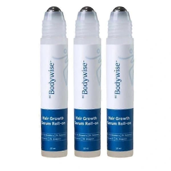 Be Bodywise hiustenkasvuseerumi Roll On - 3% rosmariini, 3% Redensyl & 2% - (25ml) (3kpl)