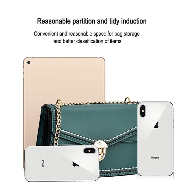 Crossbody skuldertaske til kvinder, håndtasker Dark green
