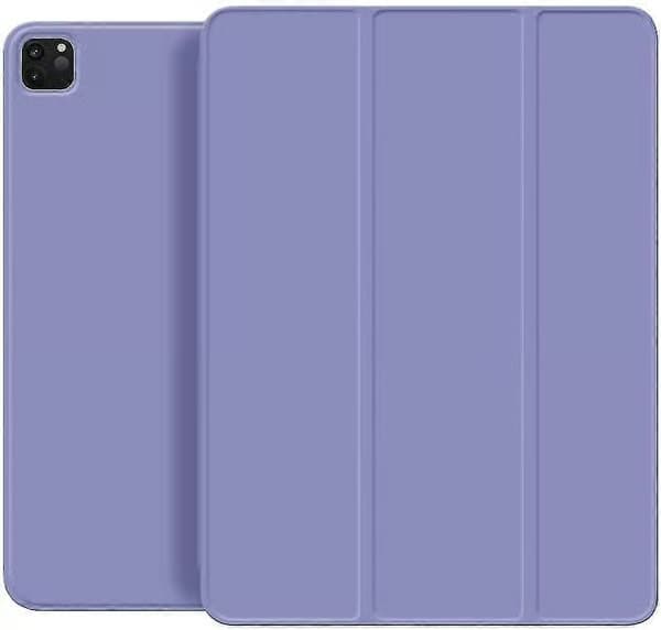Beskyttelsesetui til iPad Pro 12,9 tommer med penneholder PURPLE
