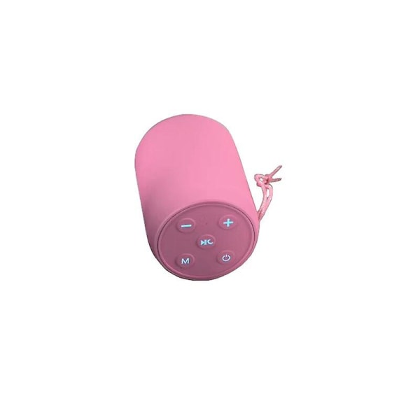 Mini Bärbar Booms Bass Bluetooth Högtalare Utomhus Trådlös Stereo Högtalare Mp3-spelare Pink