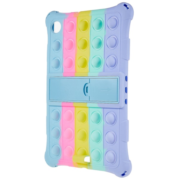 Tablettdeksel med pop-it fidget-leketøy for Lenovo Tab M10 HD Gen 2 TB-X306X - støtdempende, med PC-støtte Colorful Baby Blue