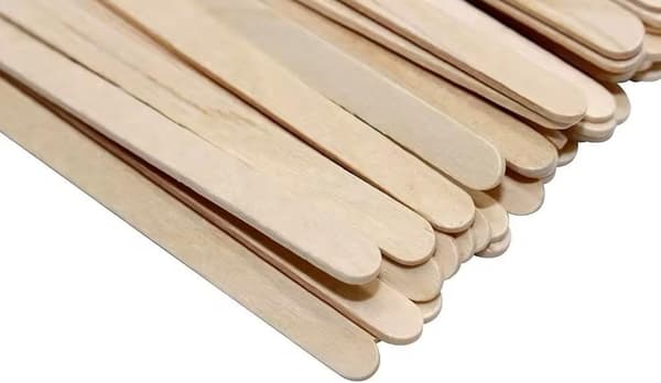 Kaffepinde i træ x 100, Engangs og miljøvenlige, 140 mm (100 pinde)