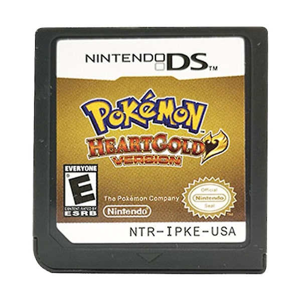 Kotipelikortti Soul Silver Heart Gold Portable Classic 3ds Dsi Ds Lite Nds:lle Heart Gold