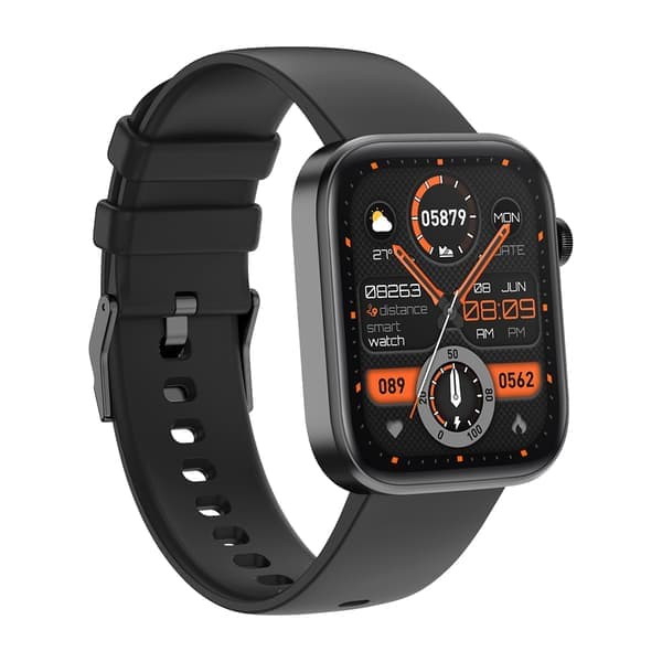 P71 Smartwatch 100+ sportlägen Bluetooth-samtal Smartwatch Svart