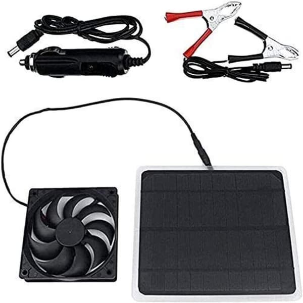 12V 20W solpanel, nødlader, USB, udendørs, bil/båd/lejr