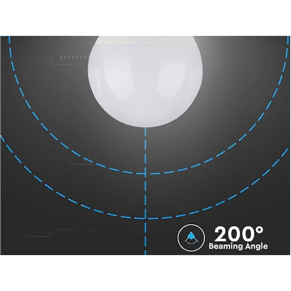10-pack E27 9W A60 LED-lampor - Varmvitt ljus,