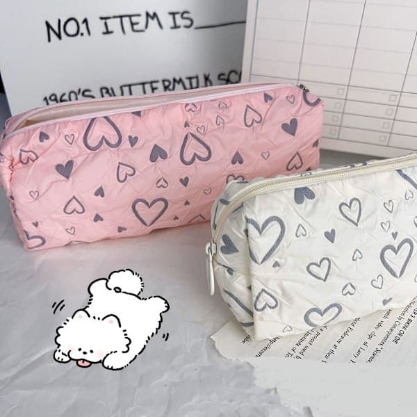 Pennfodral med dragkedja ROSA rosa pink