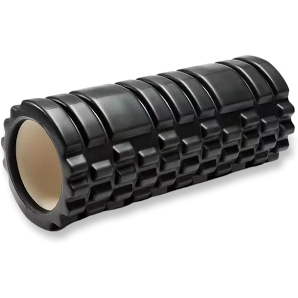 Foam Roller til dybdegående muskelmassage (Sort)