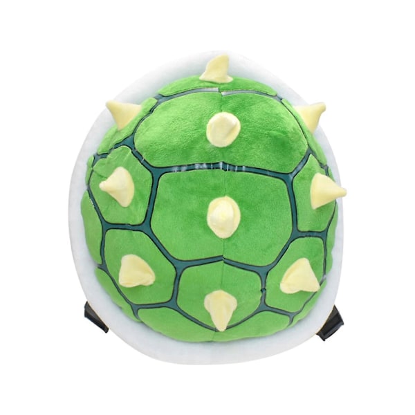 Grön Koopa Troopa Ryggsäck Sköldpaddsskal Grön Mjuk Fylld Tecknade Leksaker, 100% Ny
