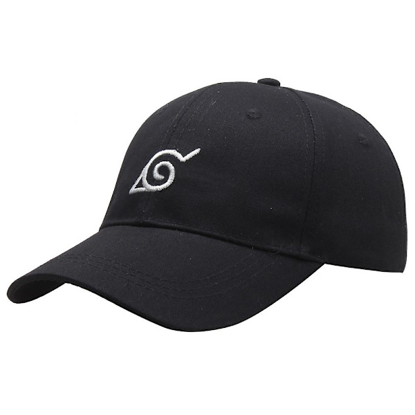 Japan Anime Baseball Cap Miehet Naiset Ninja Akatsuki Cartoon Snapback Hat Cloud Kirjailtu Visors Cap Cosplay Hip Hop Kalastus Hatut 55-60cm White