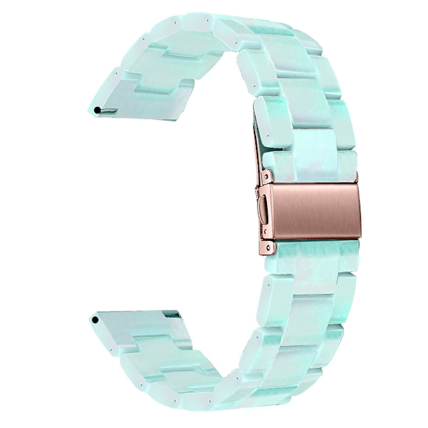 Ersättningsarmband för Garmin Vivoactive 4, 22 mm vattentätt klockarmband i harts - Fantomgrön Green Style N Garmin Vivoactive 4