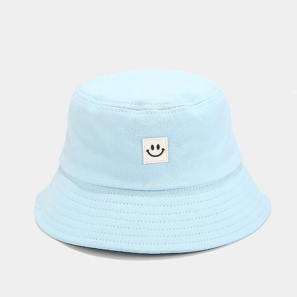 Bucket Hat Unisex Smiley Face Sun Beach Cap Fishermans Hats Resor