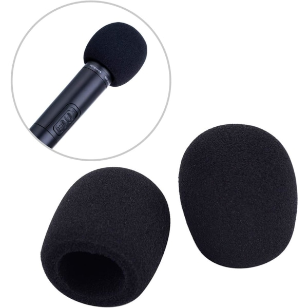 5-pack skummikrofonöverdrag Handhållen mikrofon vindruta (5-pack)