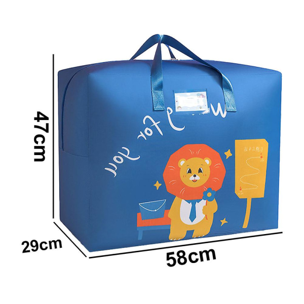 Oxford Spinning Luggage Quilt viimeistelylaukku-lasten vuodevaatteet käsilaukku blue