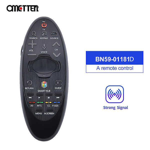 Passar till Samsung TV-fjärrkontroll Bn59-01181D - 84D/82G/81D/82D/81P 07469A