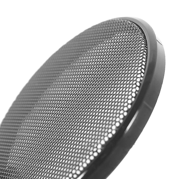 1/2/3/4/5/6 tum svart bilhögtalargaller nät runt horn skyddande lock Black 4inch