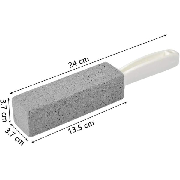 Pumice-kivi WC-puhdistin kahvalla - WC-pumice-kivi puhdistuskivi keittiöön, kylpyhuoneeseen, uima-altaaseen, kodin puhdistukseen, jalkoihin