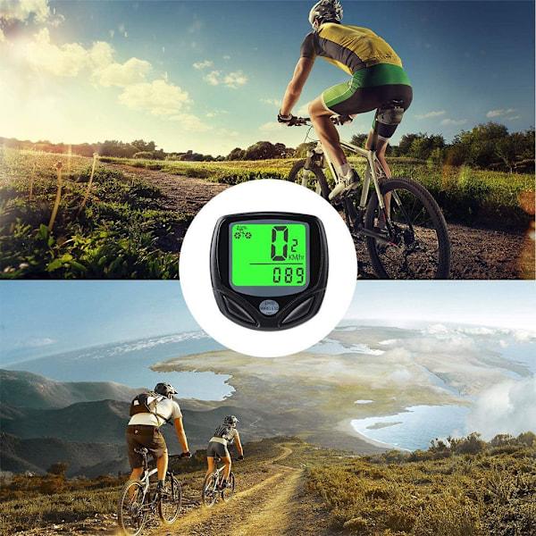 Cykelcomputer og speedometer, trådløs, vandtæt