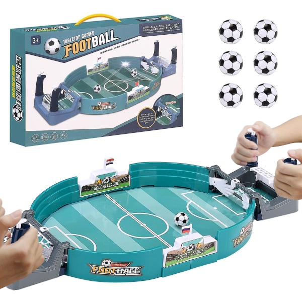 Mini fotbollsspel för barn - Interaktiv bordsspel - Säkert ABS-material - Förbättrar hand-öga-koordination - Perfekt present till barn