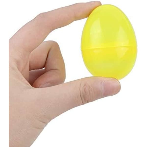 60 tomme påskeegg i plast, overraskelsesegg for eggjakt, assortert{ROG}