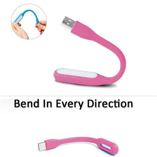 [3-pack] Mini Usb Led Ljuslampa Bärbar Flexibel Kompatibel Med Powerbank