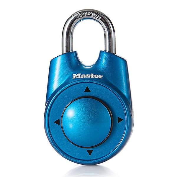 Master Lock riktningslås skåp gymhänglås Blue