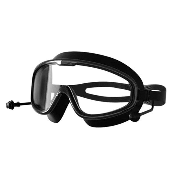 Laaja näkymä High Clarity Anti-UV Eye Protection PC-linssi korvatulpalla sukelluslasilla