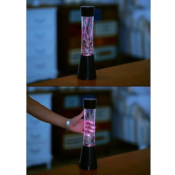 220v magisk krystall plasma ball berøringslys LED gavebelysning (hs)