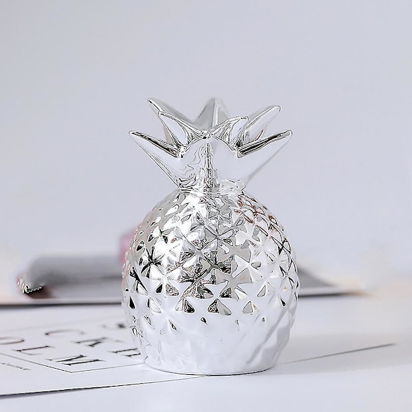 Keramisk ananas sparegris penge sparebøsse kreativ guld ananas ananas dekoration nordisk hjem desktop håndværk ornament Gold