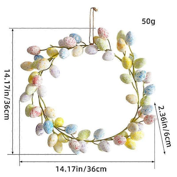 Påskepynt Påske 36cm Påskekrans Påskedekorasjon