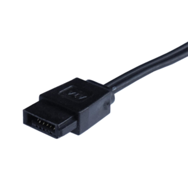 Sata 15-pin til 6-pin optisk stasjonsstrømadapterkabel 22awg Od1.6mm 6.7in