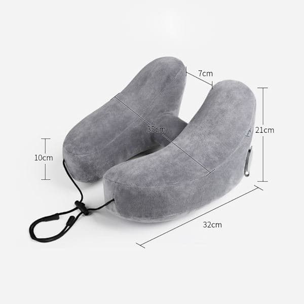Nakkepute oppblåsbar flypute GRÅ Grå Grey