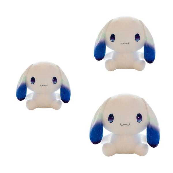 Cinnamoroll plyslegetøj Kawaii tegneserie stjerneøjne Cinnamoroll dukke plyslegetøj gaver til drenge piger hvid 30cm