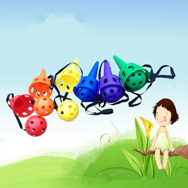 2 settiä kuppi ja pallo -peli Mini kiinniottopallo lelu pallo kiinniottokuppi