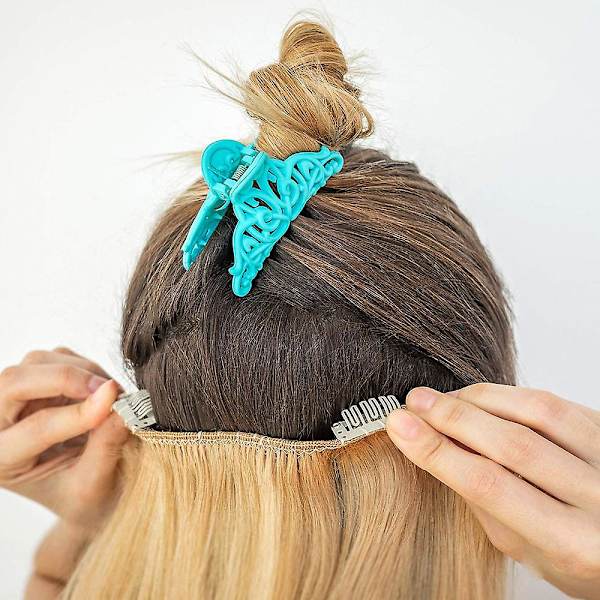 140 stk klips Wigs klips U-form Snap klips Jern Metall Erstatning Hårklips Kamklips Kompatibel Med Extensions Parykker Diy Hår Extensions