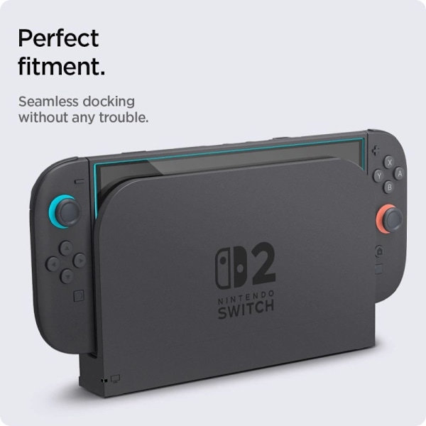 Spigen Nintendo Switch 2 Skärmskydd GLAS.tR EZ Fit 2-pack